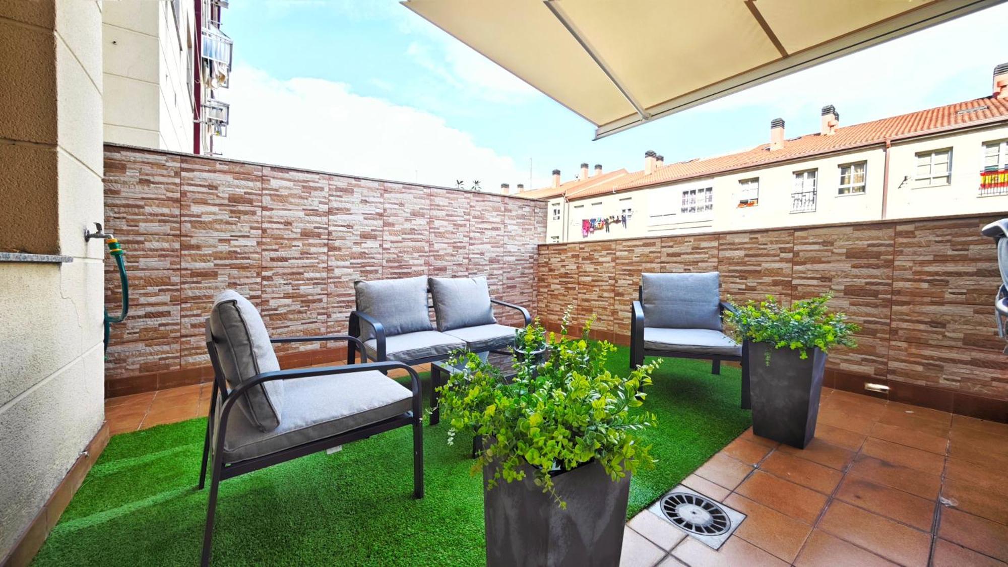 Piso Centrico Santiago De Compostela Con Amplia Terraza Apartment Bagian luar foto