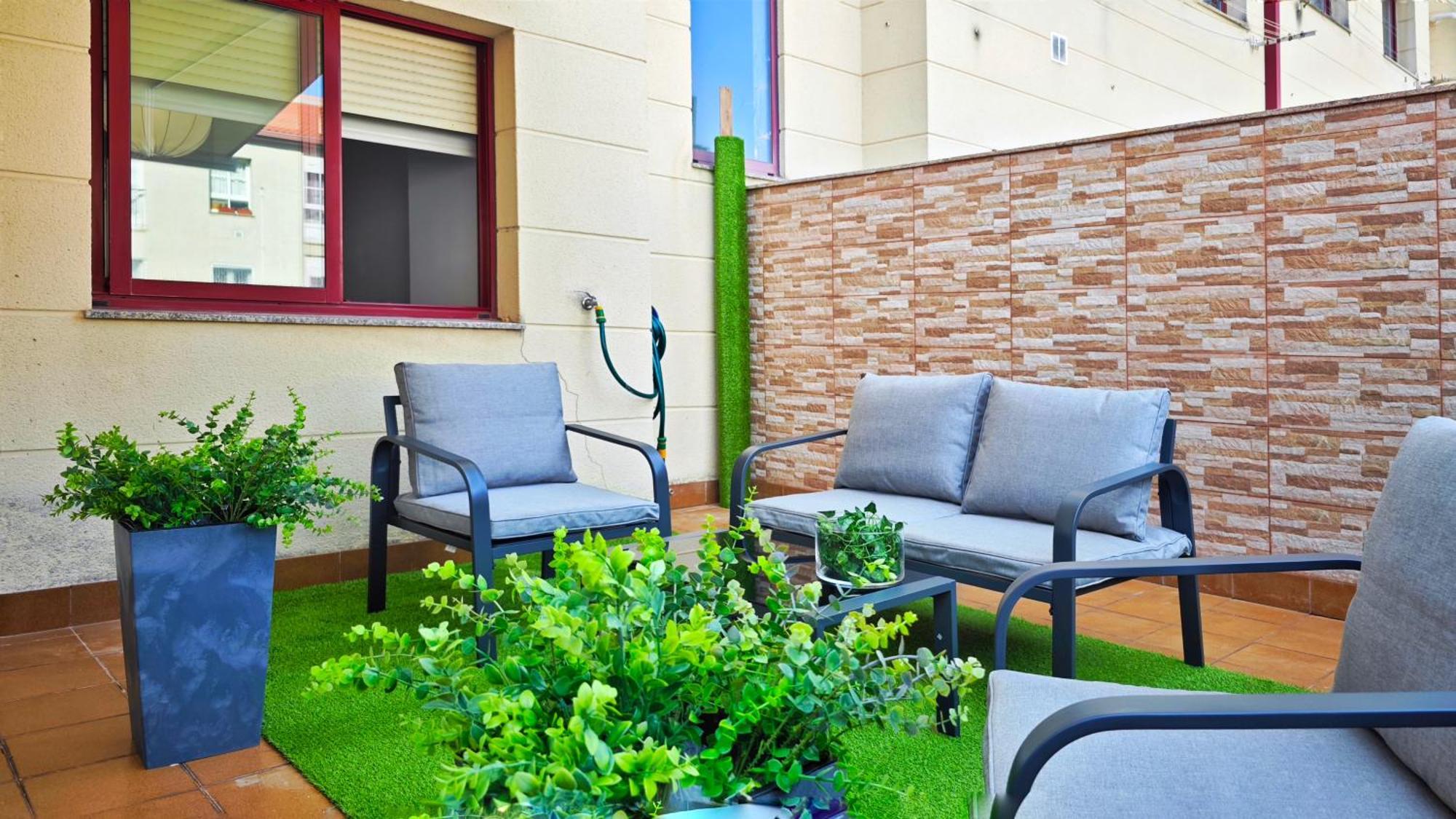 Piso Centrico Santiago De Compostela Con Amplia Terraza Apartment Bagian luar foto