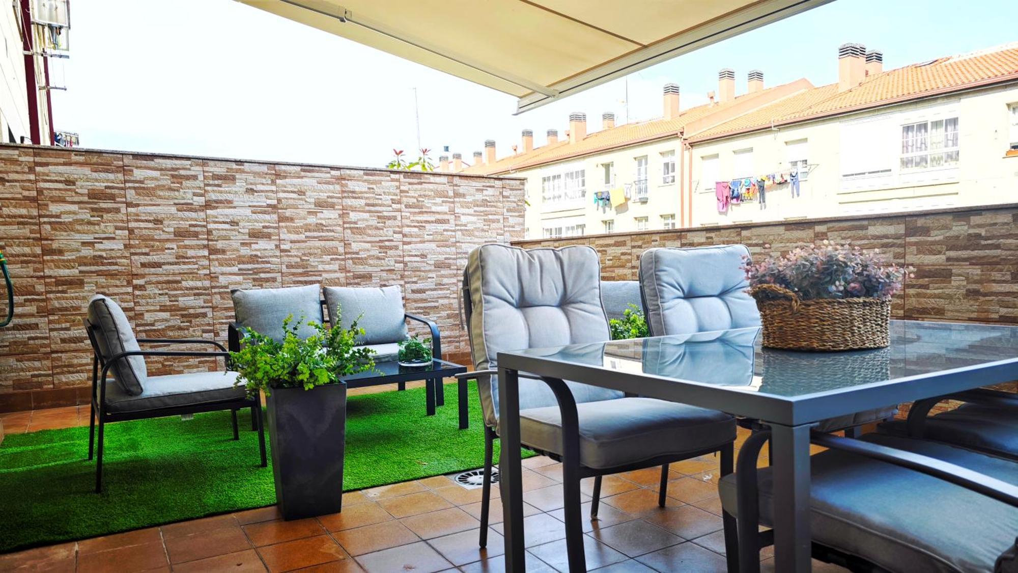Piso Centrico Santiago De Compostela Con Amplia Terraza Apartment Bagian luar foto