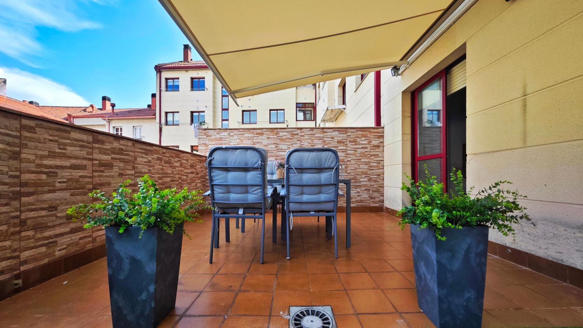 Piso Centrico Santiago De Compostela Con Amplia Terraza Apartment Bagian luar foto
