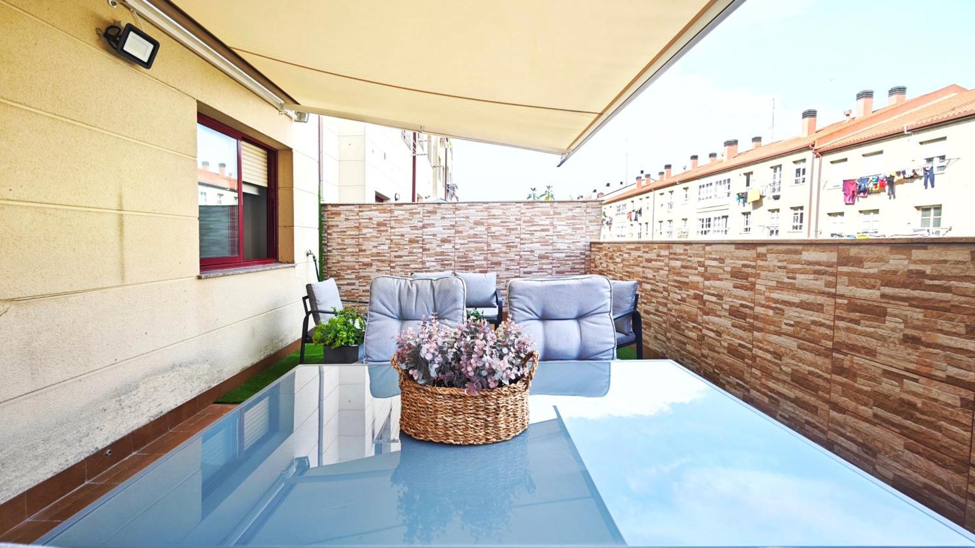 Piso Centrico Santiago De Compostela Con Amplia Terraza Apartment Bagian luar foto