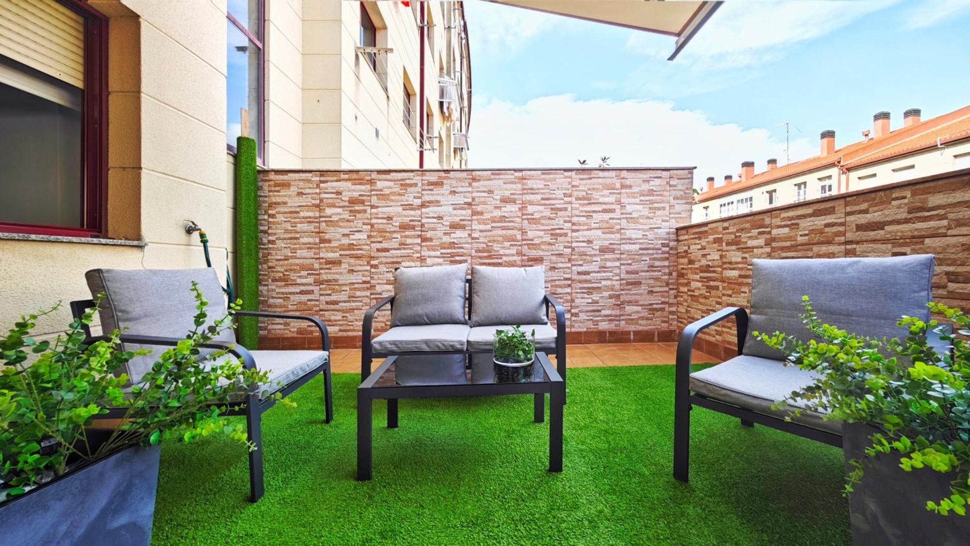 Piso Centrico Santiago De Compostela Con Amplia Terraza Apartment Bagian luar foto
